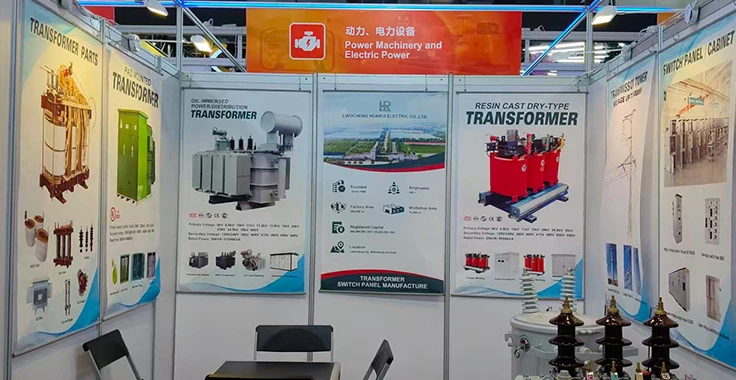Pa&iacute;ses e conquistas de recep&ccedil;&atilde;o de neg&oacute;cios el&eacute;tricos Liaocheng Huarui na 139&ordf; Feira de Cant&atilde;o